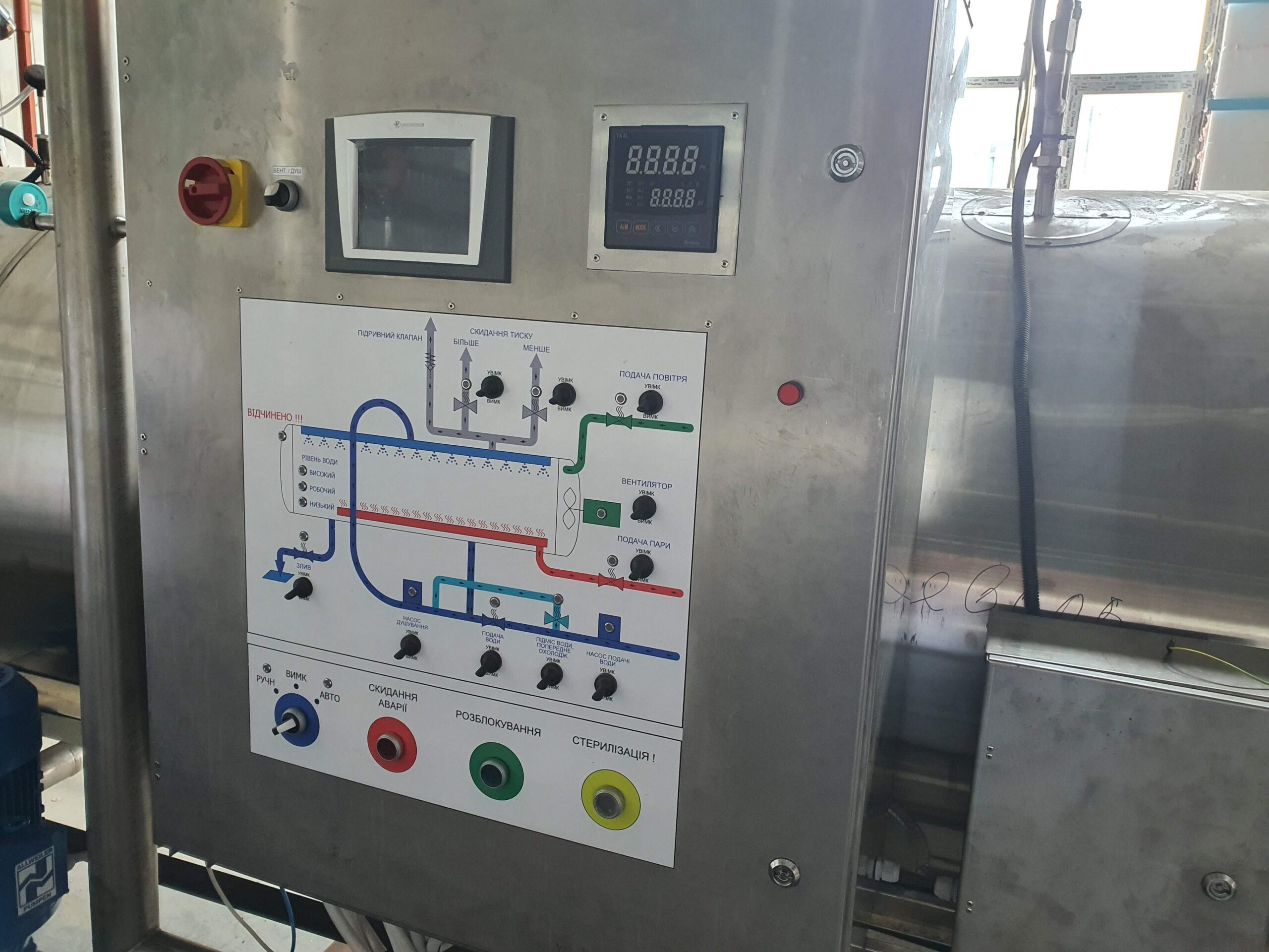Industrial autoclave