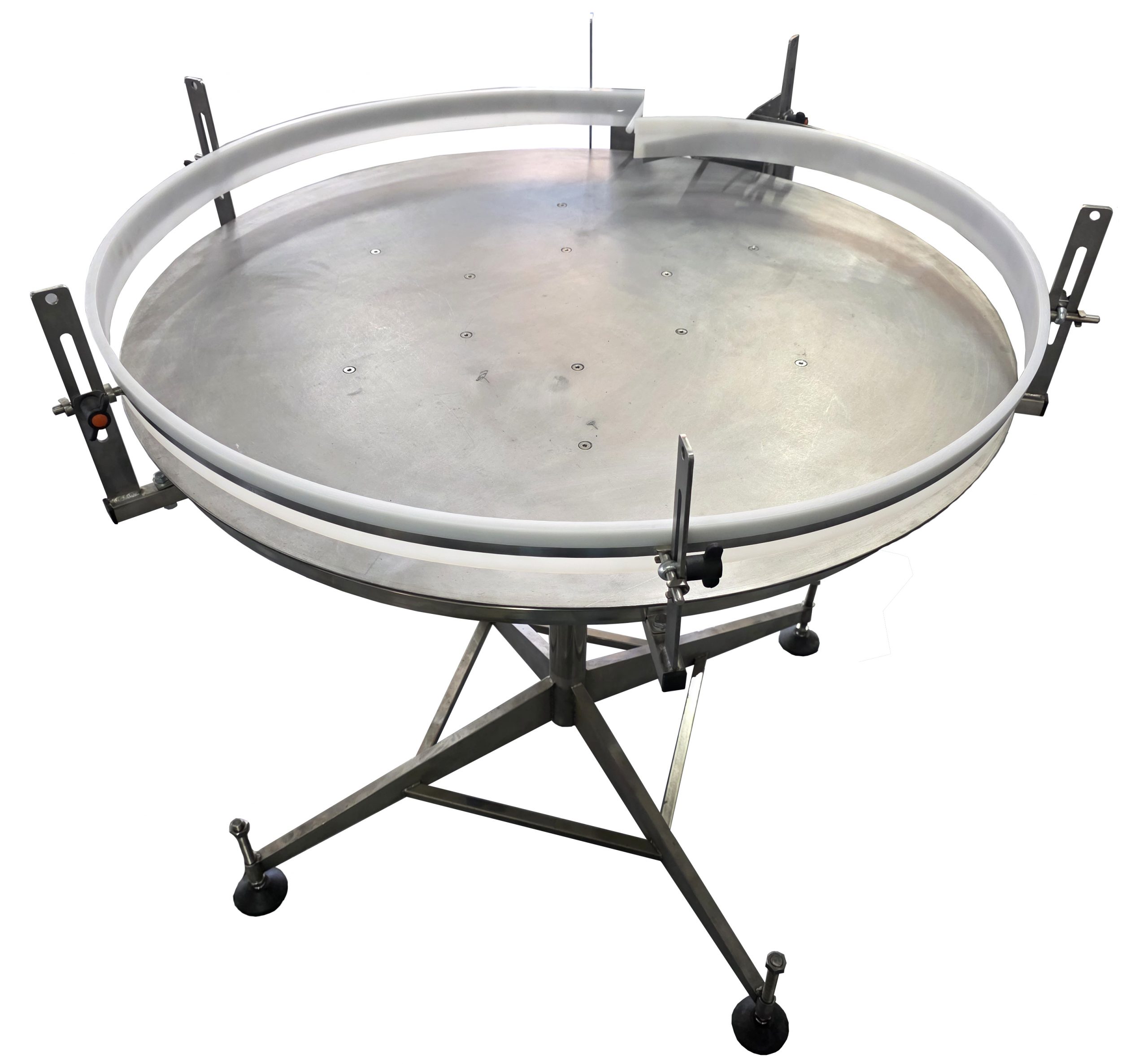 Поворотний подаючий стіл (накопичувач) для тари